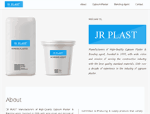 Tablet Screenshot of jrplast.com